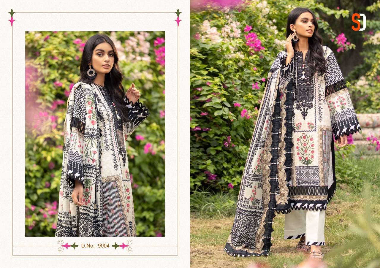 vintage vol-9 by shraddha designer lawn cotton pakistani salwar suits wholesaler surat