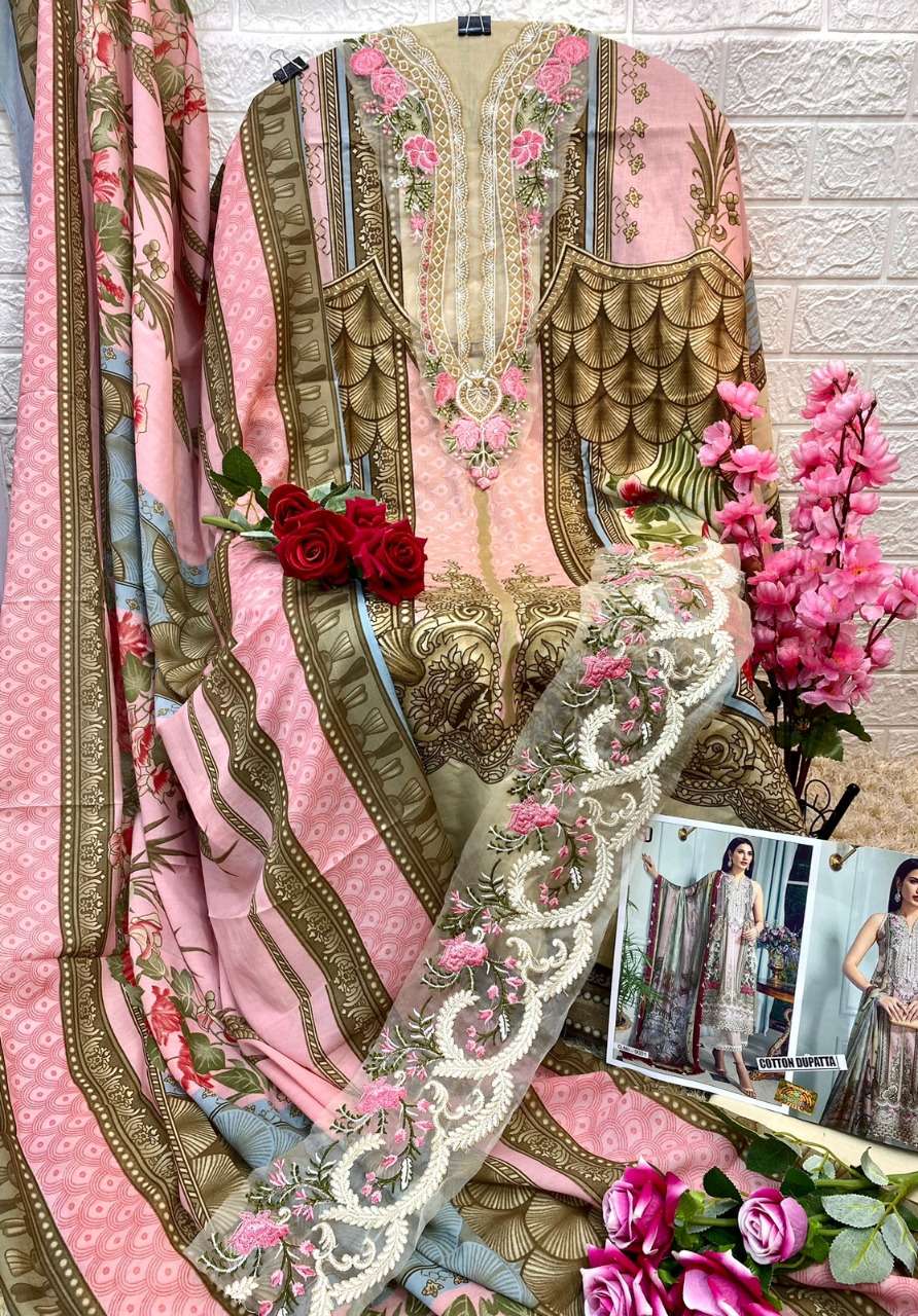 vintage vol-9 by shraddha designer lawn cotton pakistani salwar suits wholesaler surat