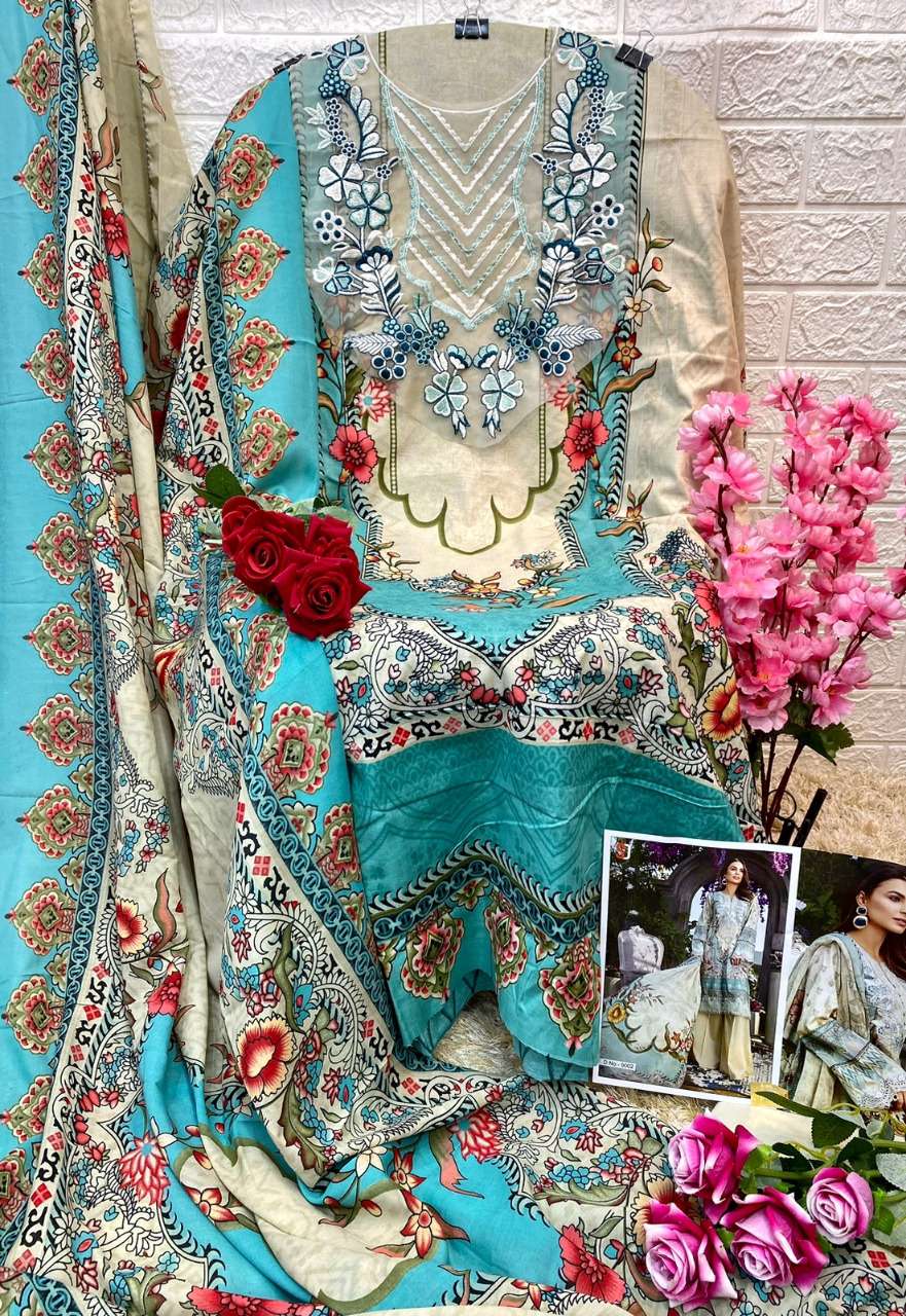 vintage vol-9 by shraddha designer lawn cotton pakistani salwar suits wholesaler surat