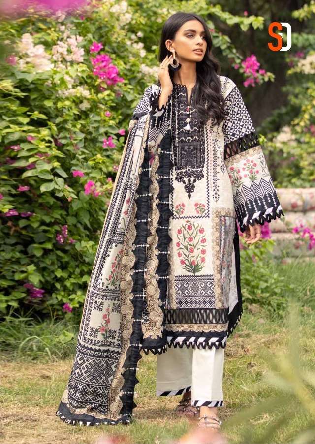 vintage vol-9 by shraddha designer lawn cotton pakistani salwar suits wholesaler surat