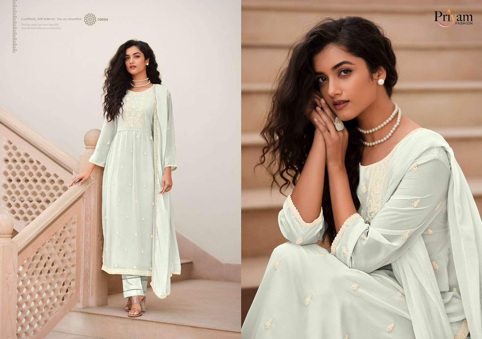 iqra by priyam fashion stylish look designer salwar suits design 2023