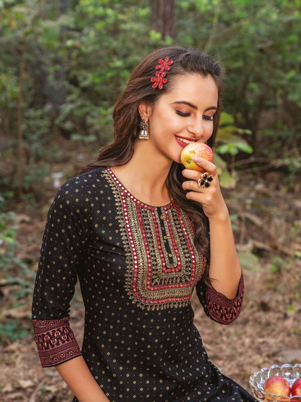 luxe vol-4 by heritage collection fancy designer kurtis catalogue online supplier surat 