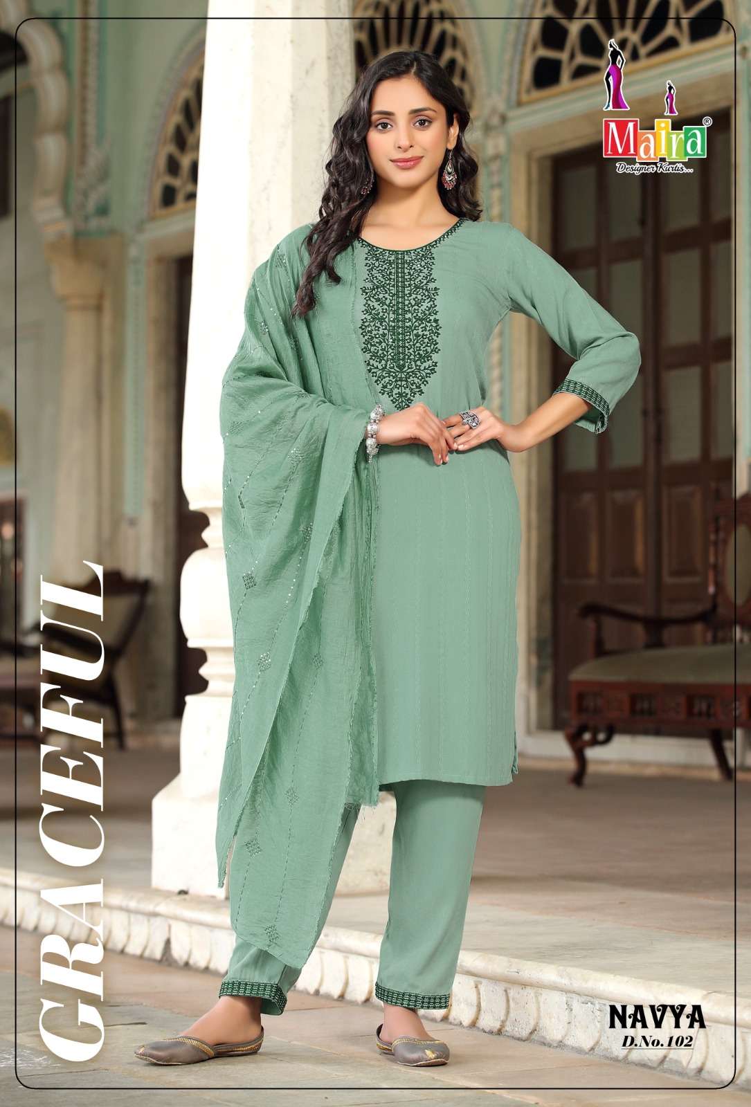 navya vol-1 by maira designer fancy look designer kurtis catalogue wholesaler surat 