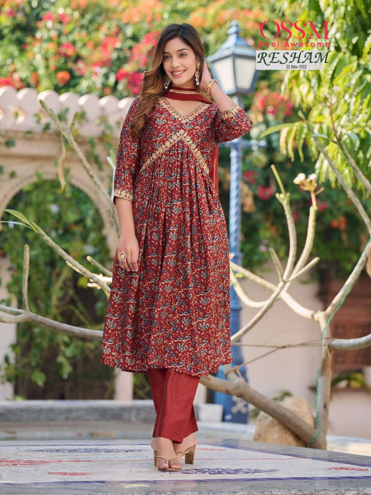 Ossm Summer Style Mal Cotton Fancy Kurti Collection