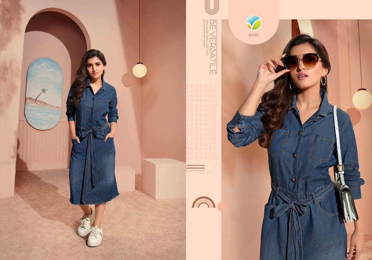 Denim kurtis fashion discount