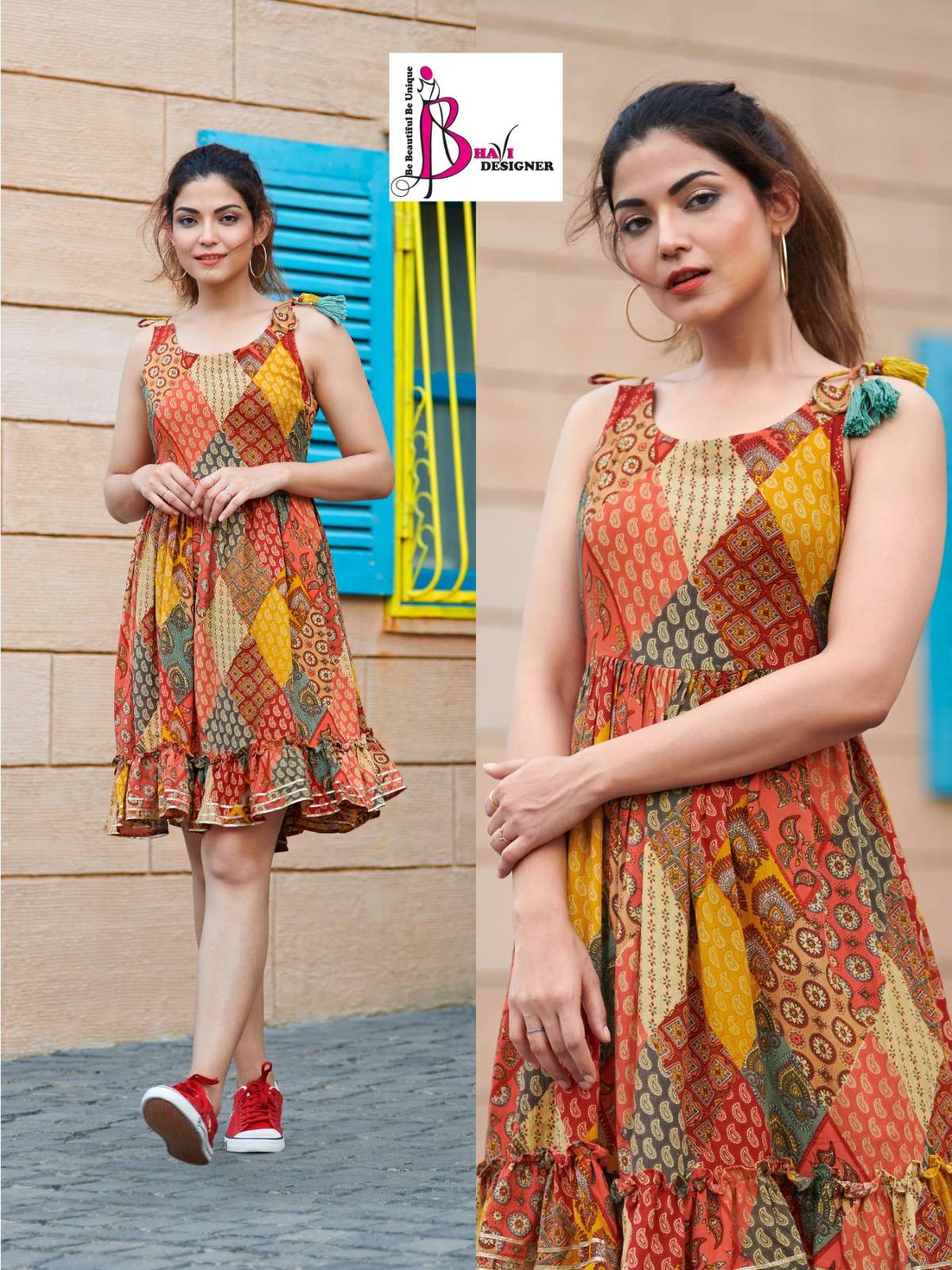 victoria by bhavi designer fancy designer shorts tops catalogue wholesaler surat