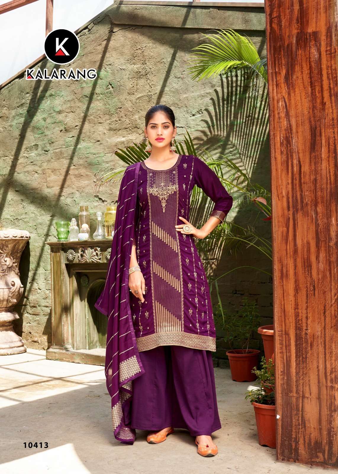 aarti by kalarang stylish designer salwar kameez catalogue design 2023