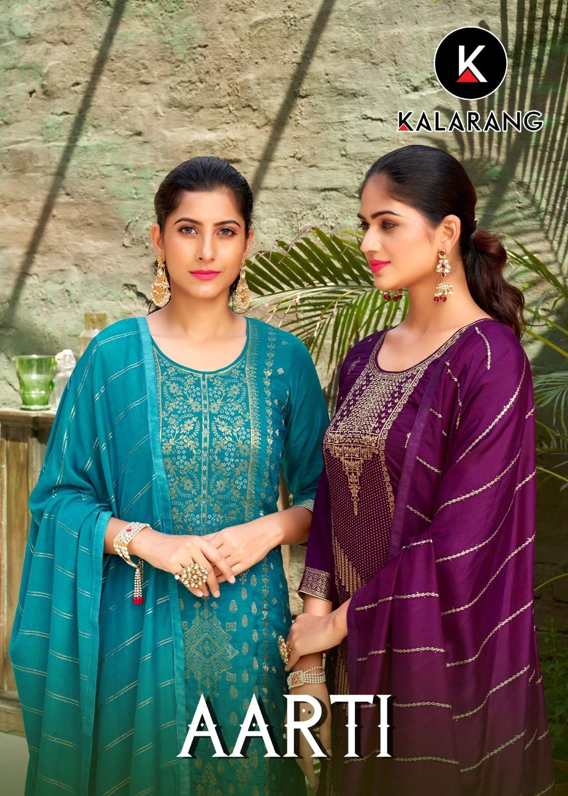 aarti by kalarang stylish designer salwar kameez catalogue design 2023
