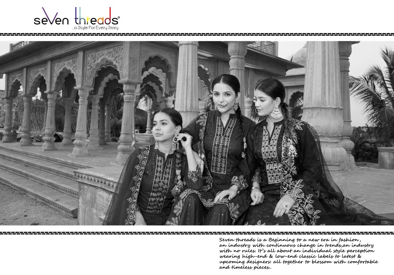 aashiyana by seven threads party wear kurtis catalogue online dealer surat 