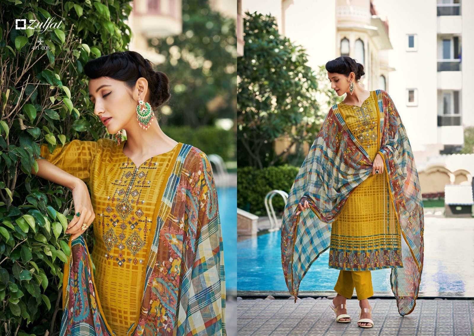 adaa by zulfat designer suits unstich designer salwar kameez catalogue wholesale price surat