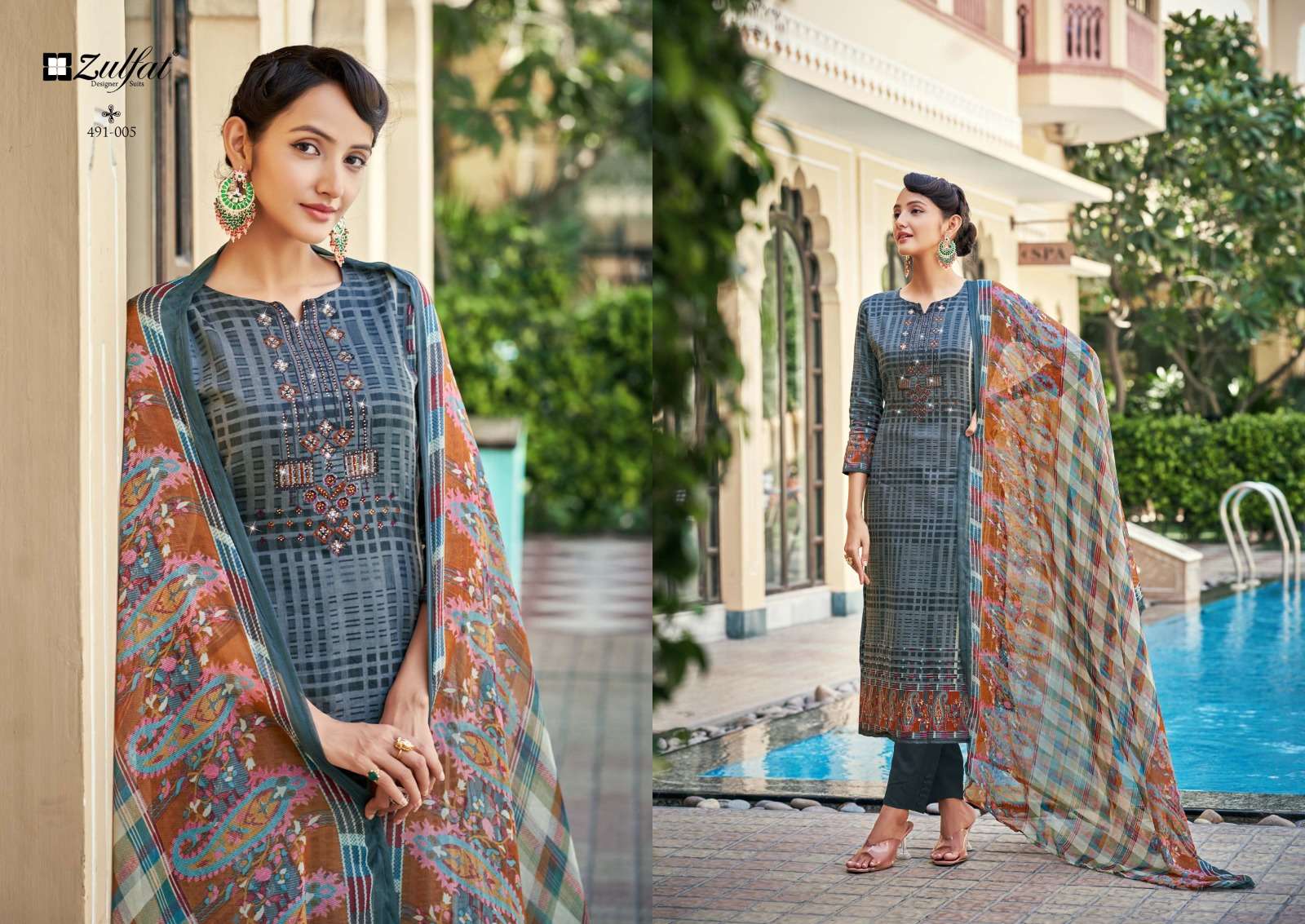 adaa by zulfat designer suits unstich designer salwar kameez catalogue wholesale price surat