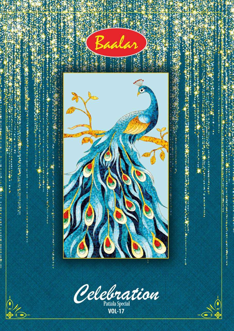 celebration patiala special vol-17 by baalar pure cotton salwar kameez catalogue surat