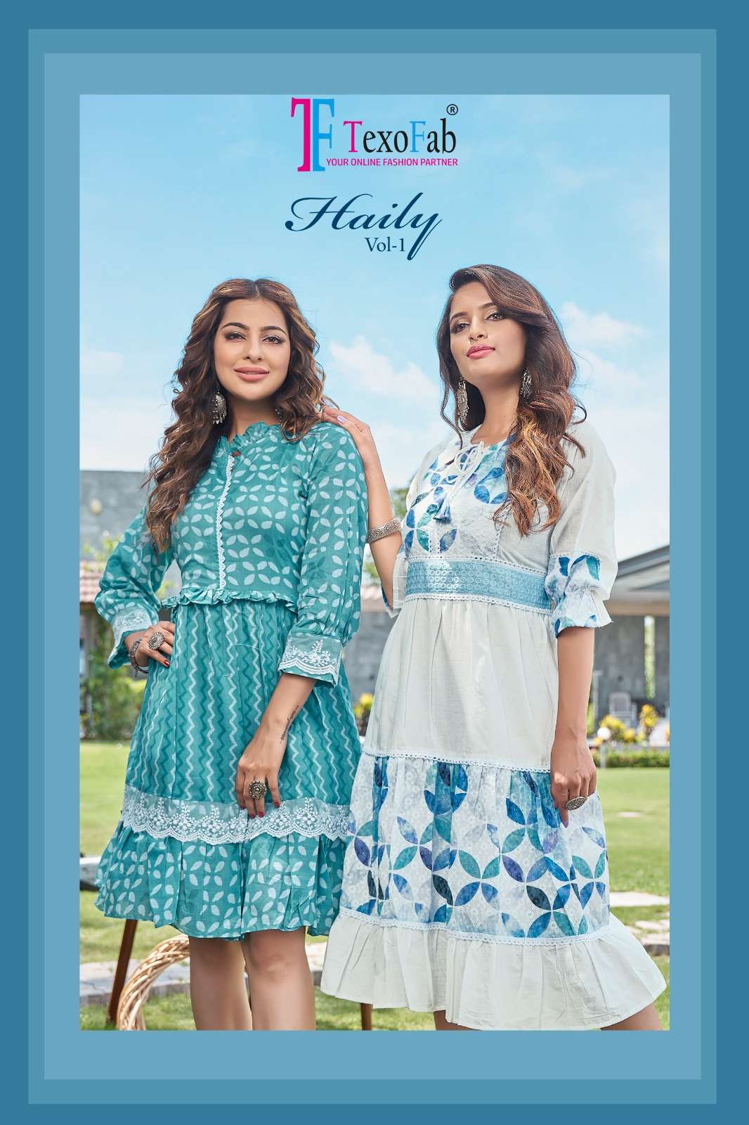 haily vol-1 by texofab trendy designer kurtis catalogue wholesale price surat 