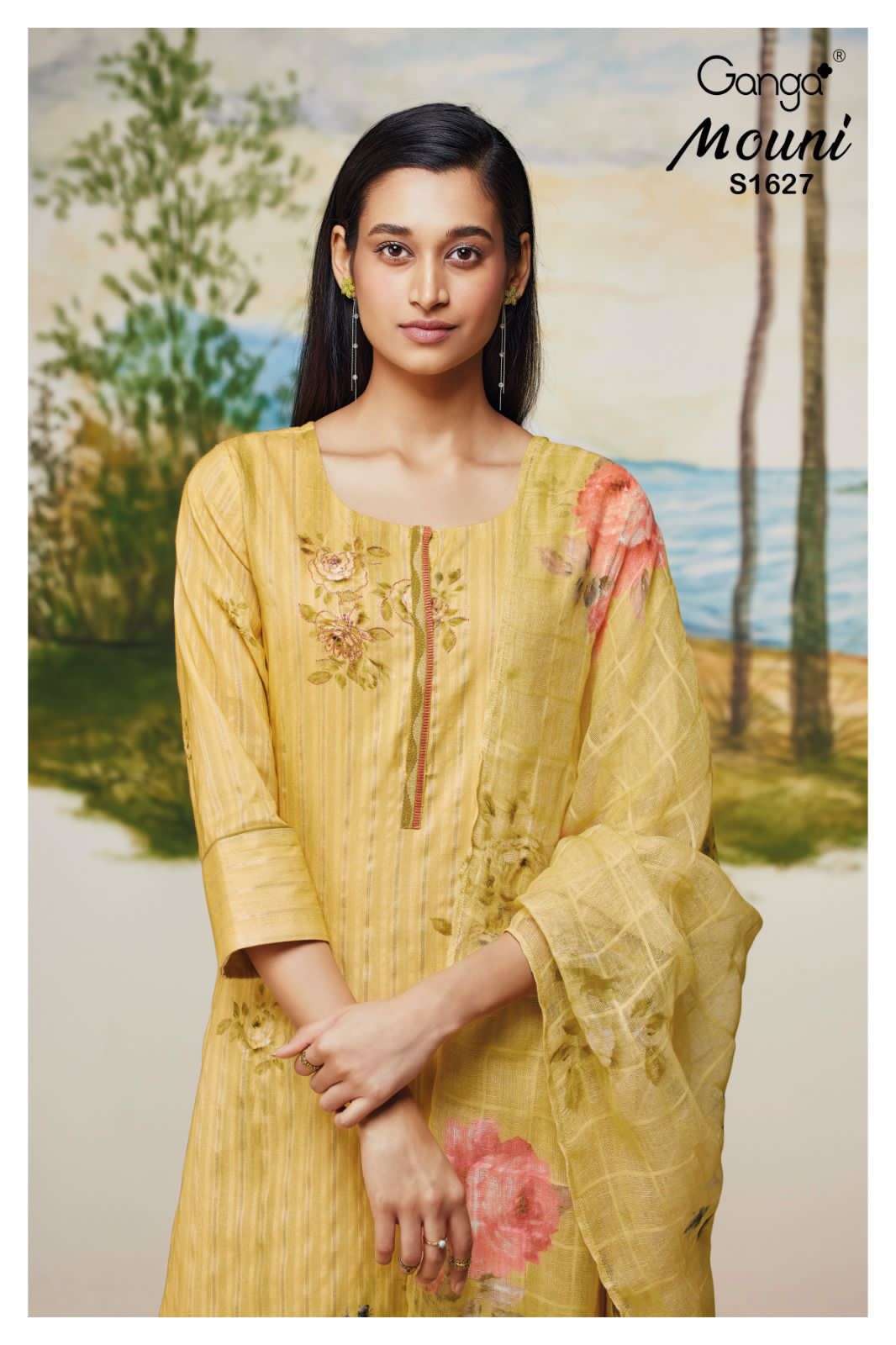 mouni by ganga premium cotton salwar kameez catalogue collection 2023 