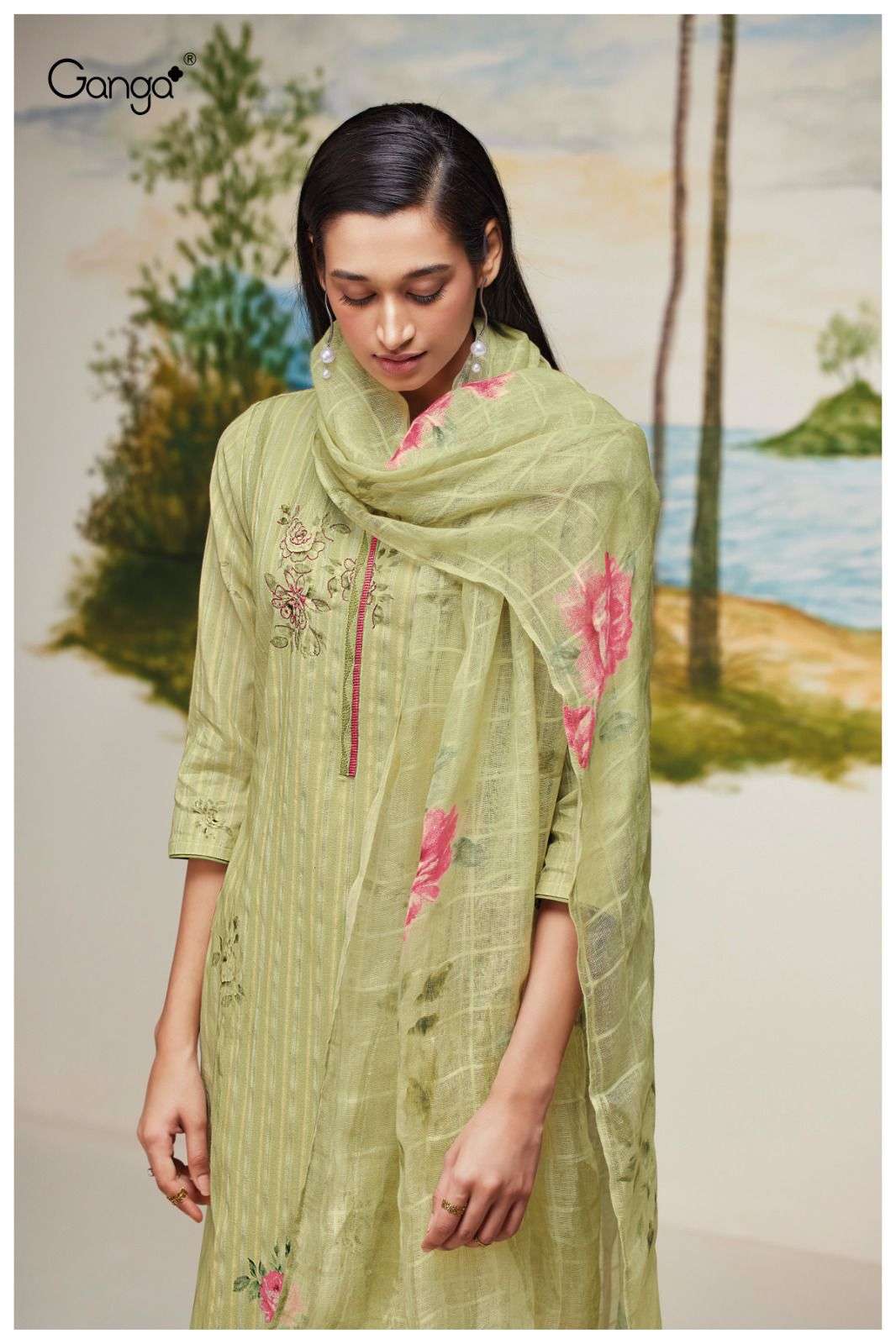 mouni by ganga premium cotton salwar kameez catalogue collection 2023 