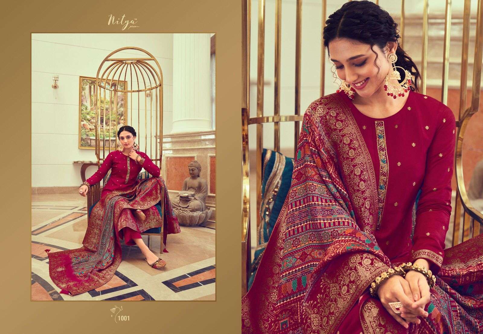 nitya vol-187 by lt fabrics indian designer salwar kameez catalogue manufacturer surat 