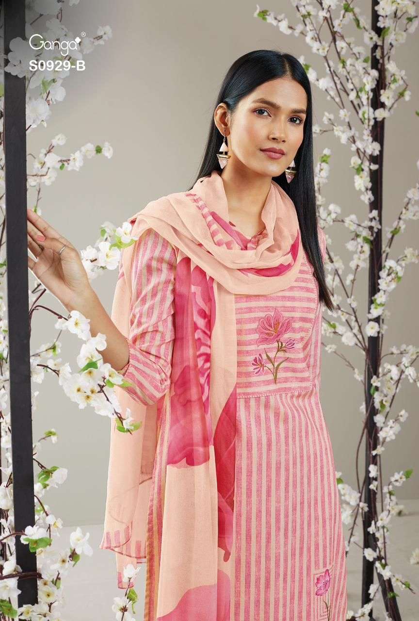 Ganga cotton dress on sale material