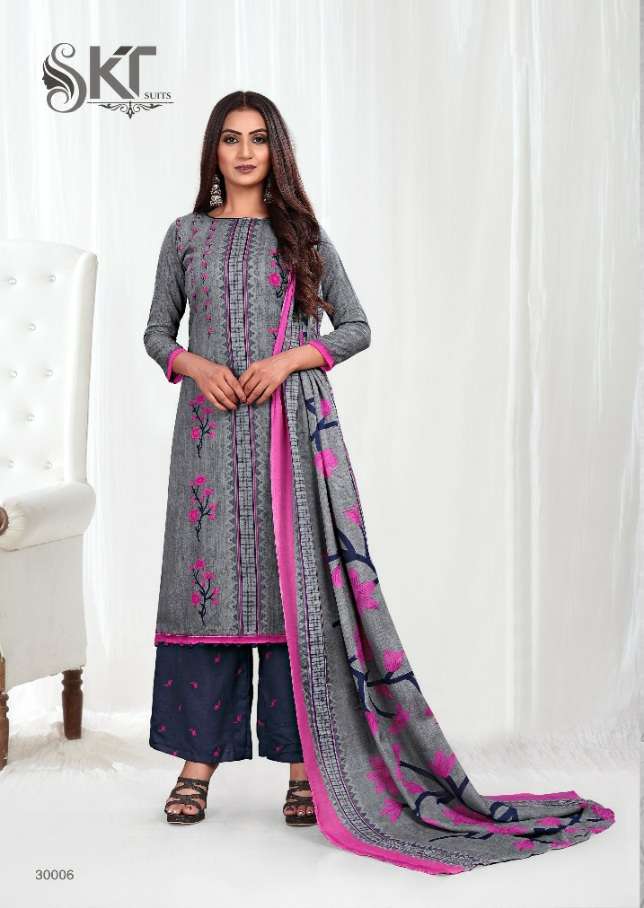 saanvi by skt suits soft cotton trendy salwar kameez catalogue