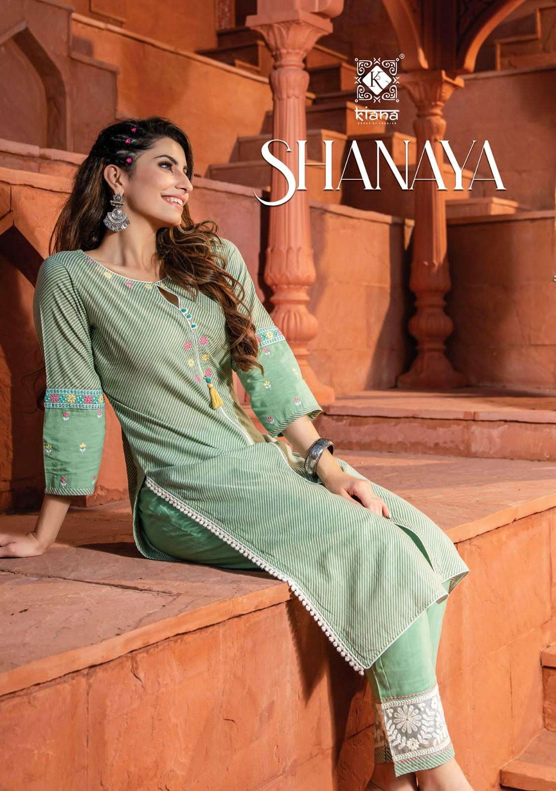 shanaya by kiana fashion stylish designer kurtis catalogue online supplier surat 