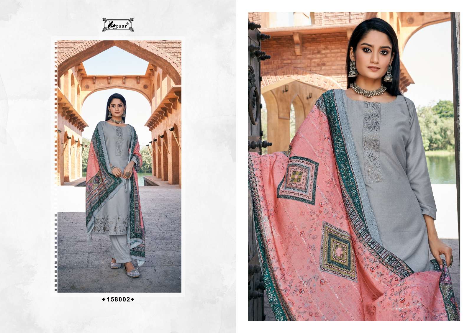 shisha by kesar exclusive designer salwar kameez catalogue manufacturer surat
