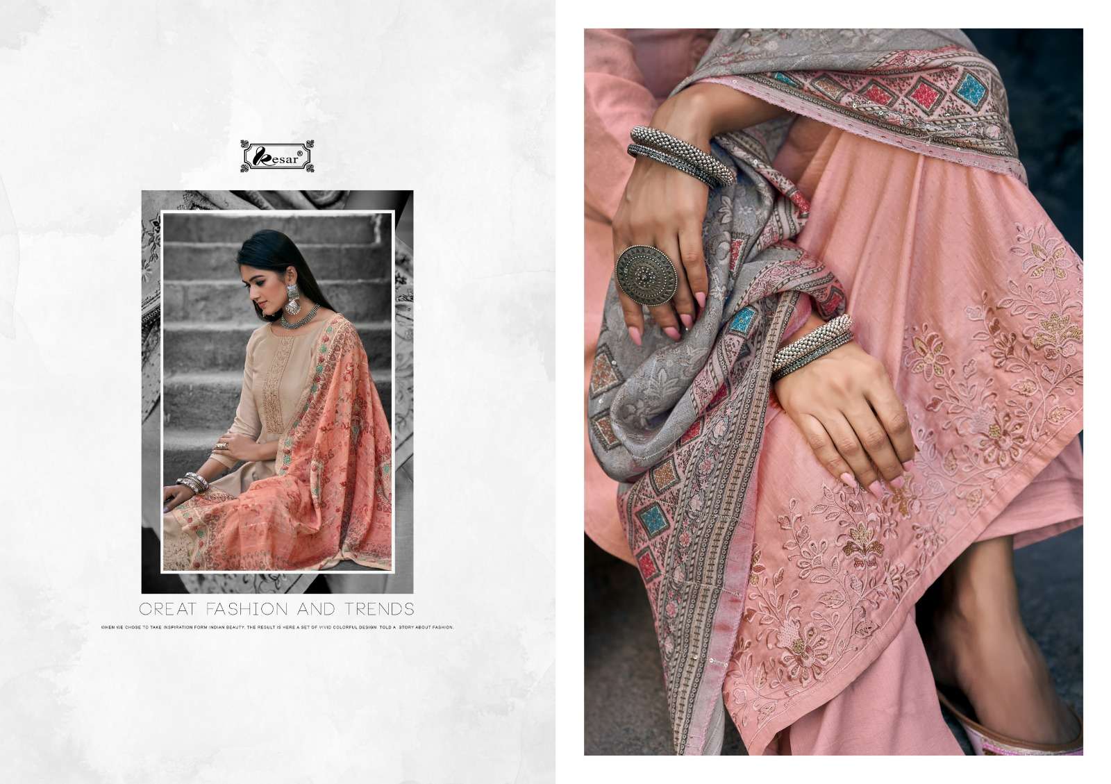 shisha by kesar exclusive designer salwar kameez catalogue manufacturer surat