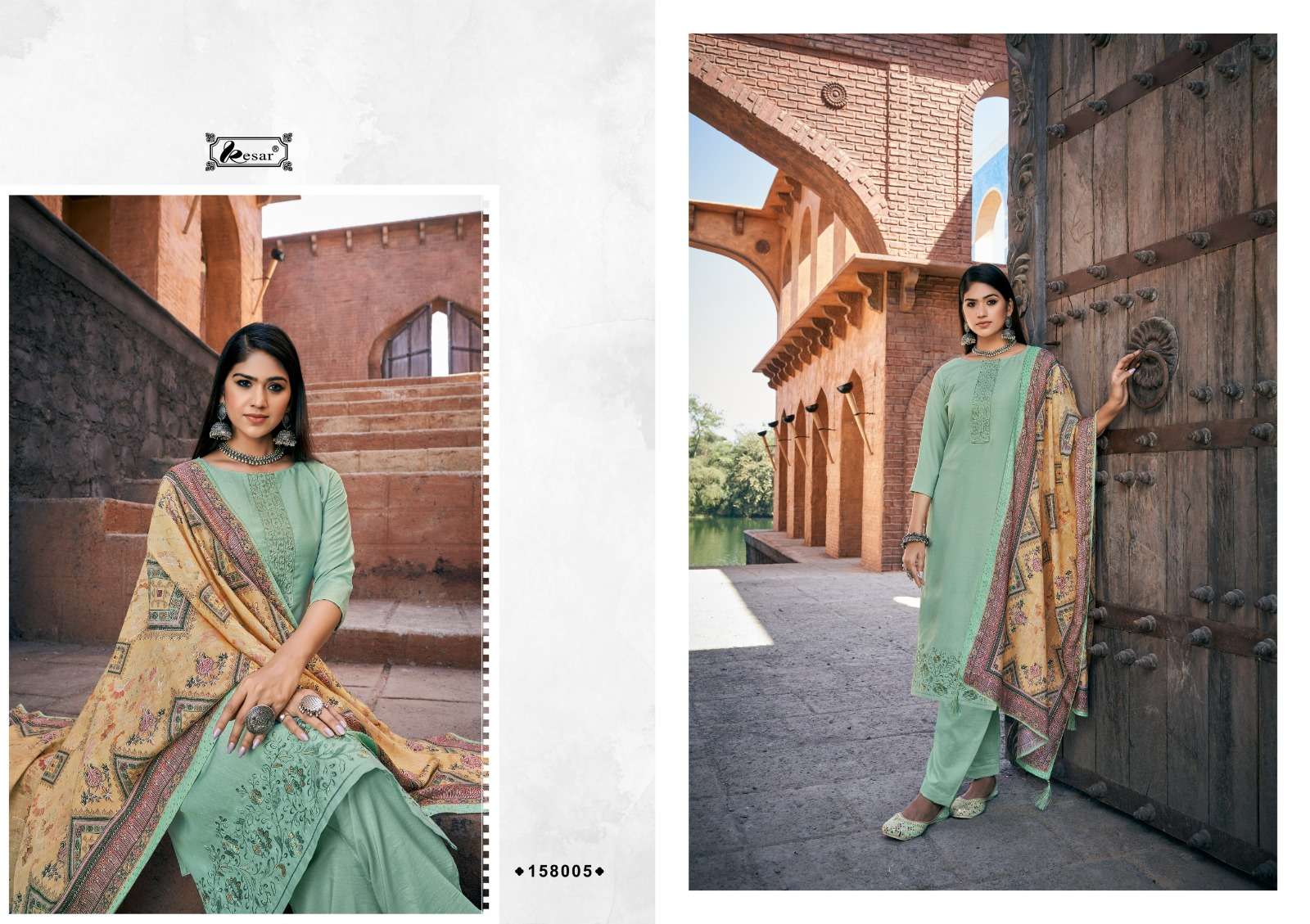 shisha by kesar exclusive designer salwar kameez catalogue manufacturer surat