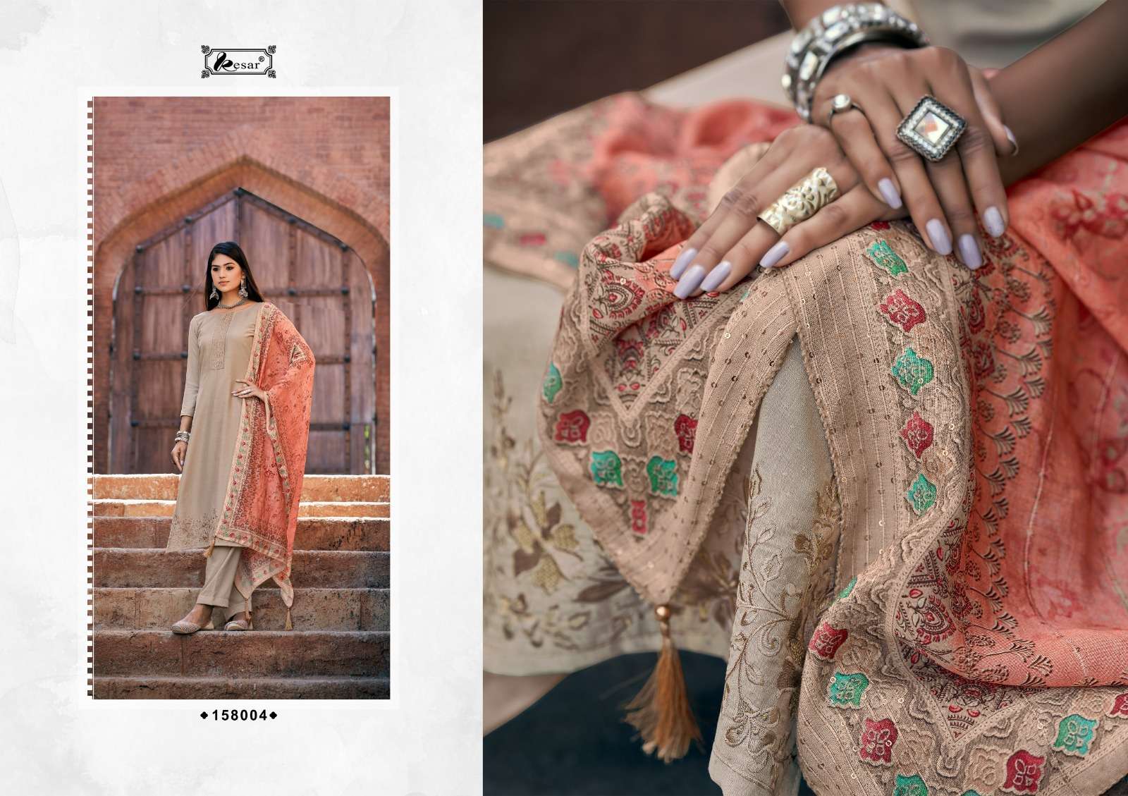 shisha by kesar exclusive designer salwar kameez catalogue manufacturer surat
