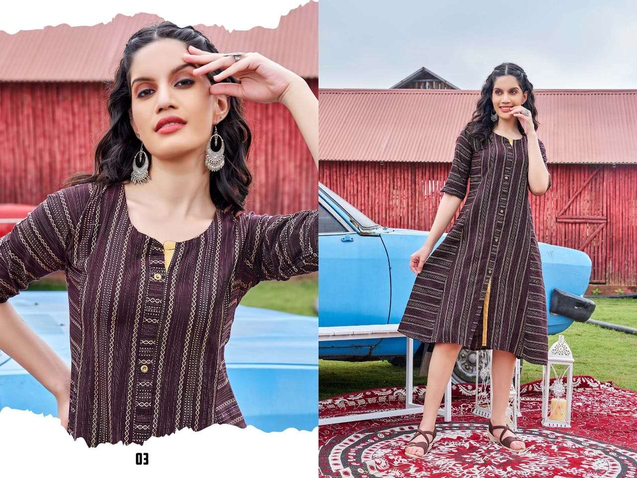 smita by kinti fashion trendy designer long kurtis catalogue surat