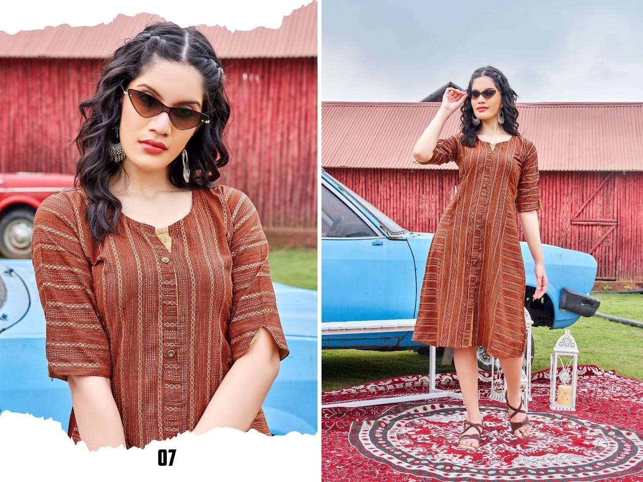 smita by kinti fashion trendy designer long kurtis catalogue surat