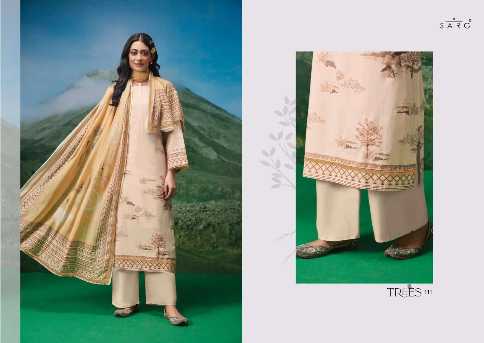 trees by sahiba pure cotton lawn designer salwar kameez catalogue