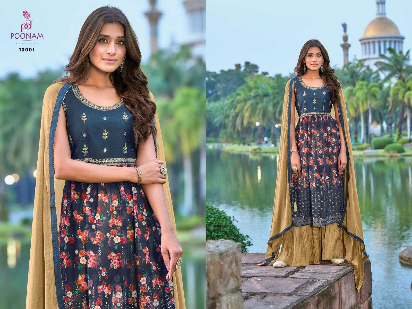 utsav by poonam designer stylish look designer kurtis catalogue