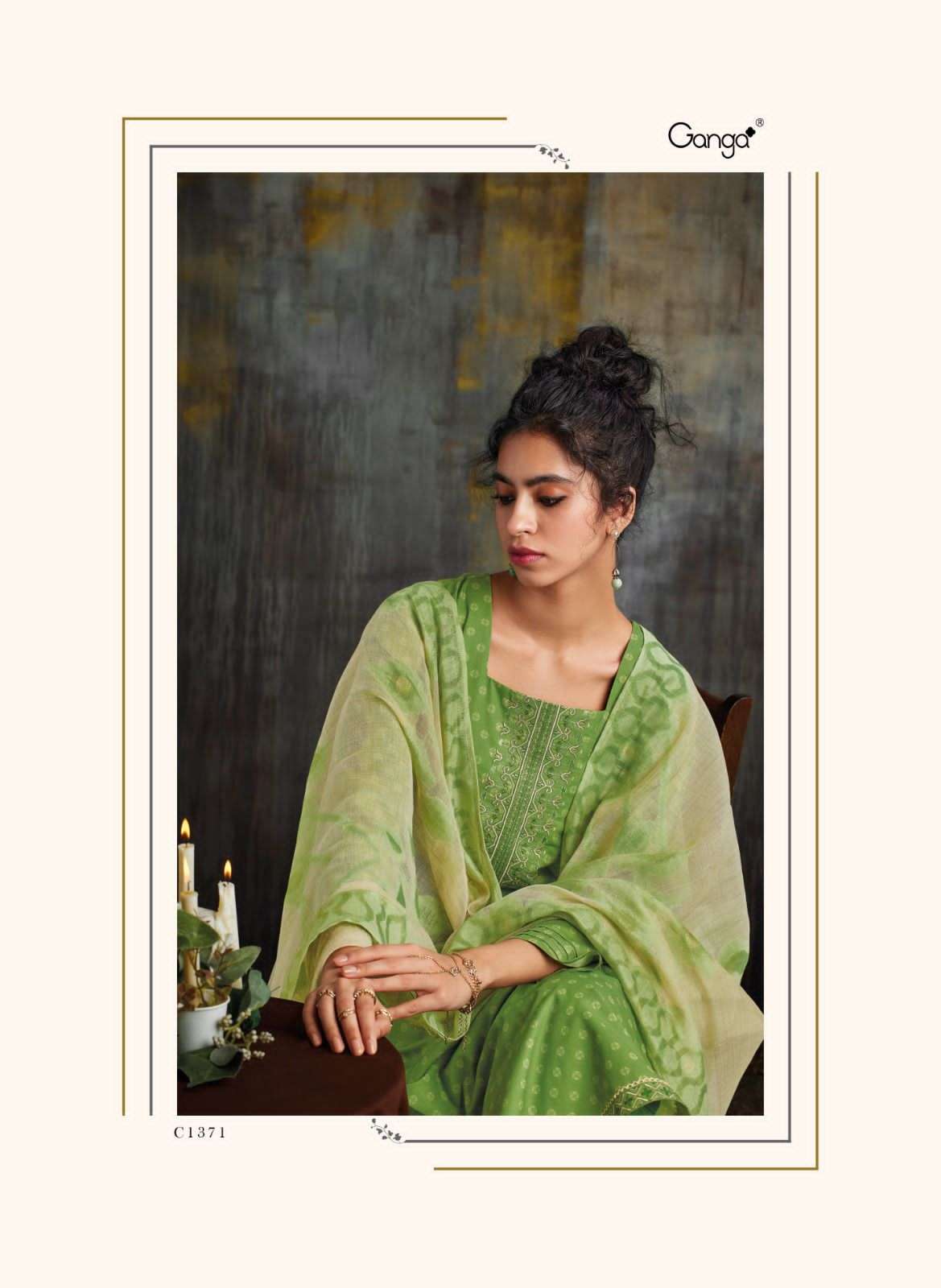 zehra by ganga premium cotton designer salwar kameez catalogue manufacturer surat 