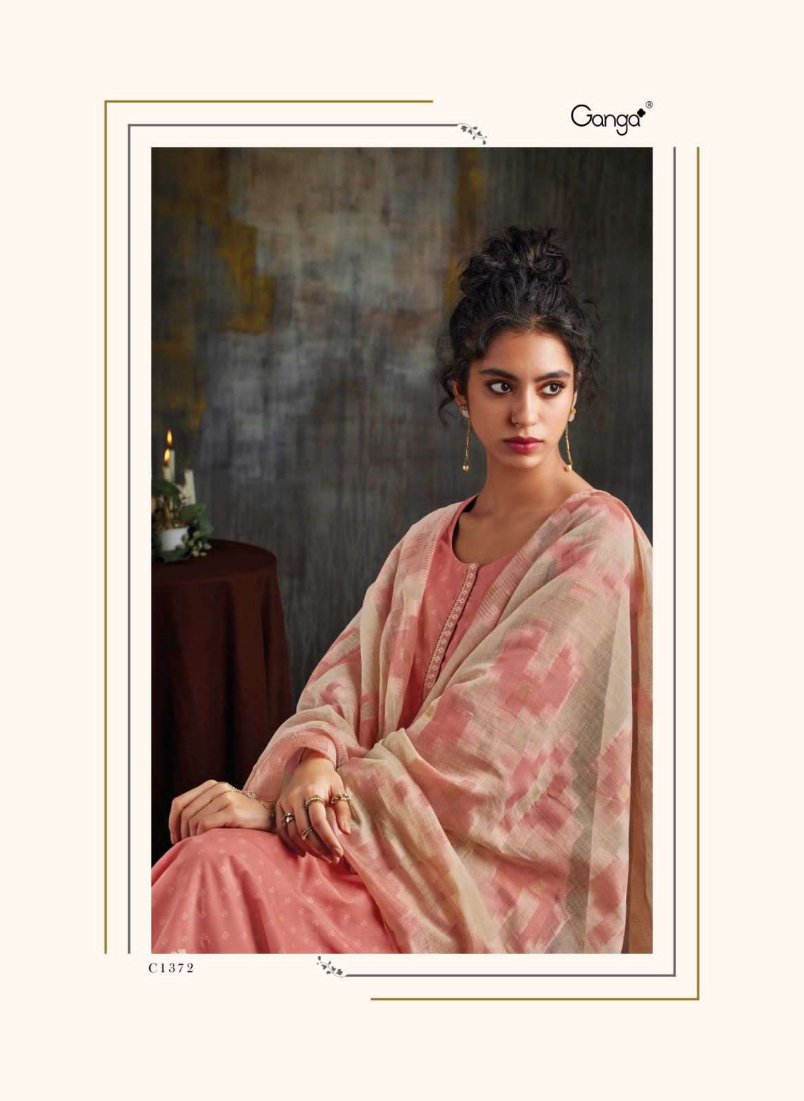 zehra by ganga premium cotton designer salwar kameez catalogue manufacturer surat 