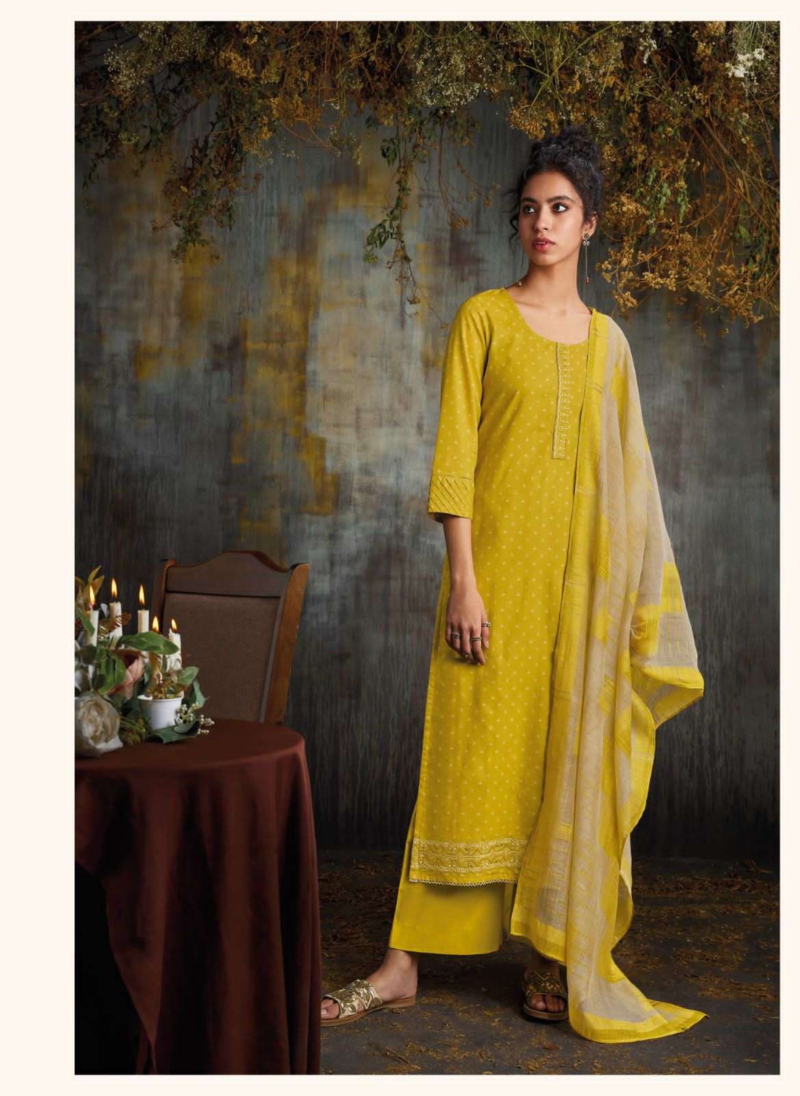 zehra by ganga premium cotton designer salwar kameez catalogue manufacturer surat 