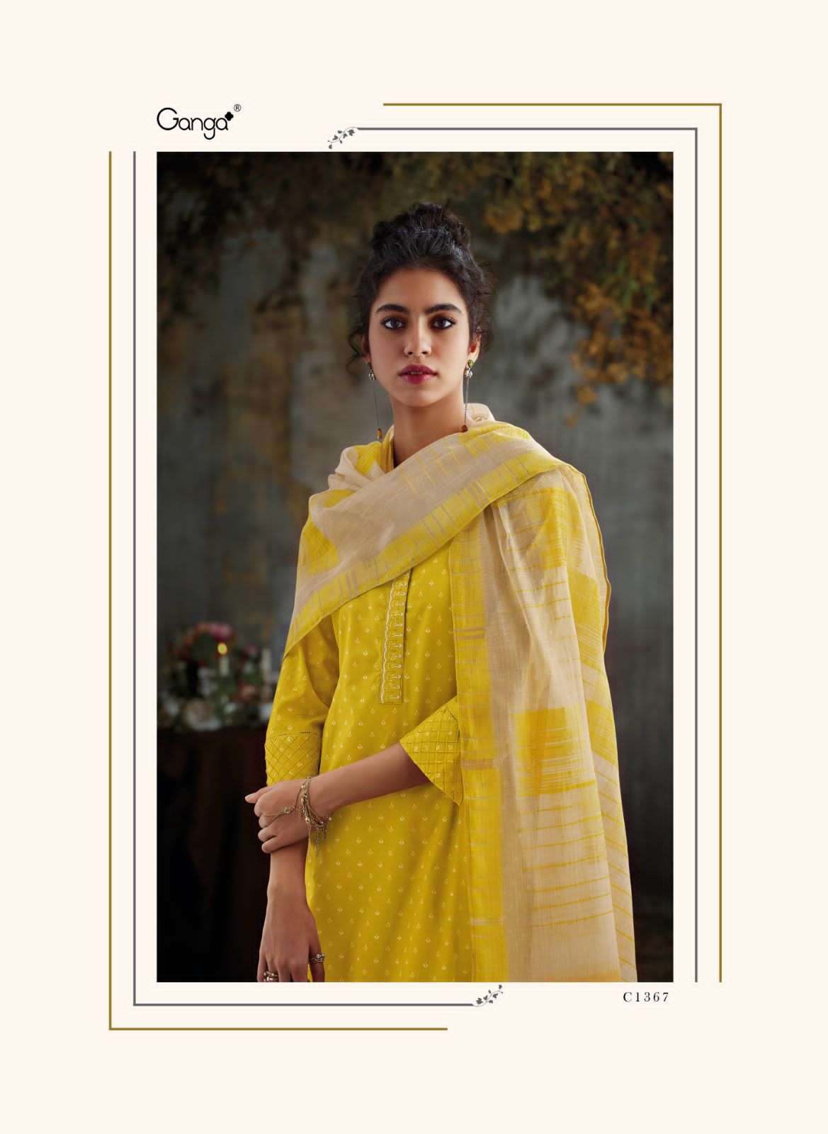 zehra by ganga premium cotton designer salwar kameez catalogue manufacturer surat 