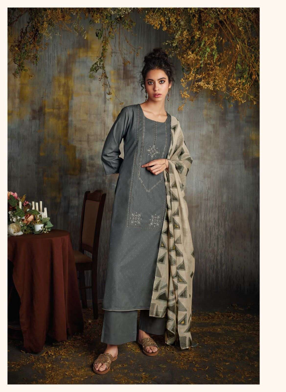 zehra by ganga premium cotton designer salwar kameez catalogue manufacturer surat 