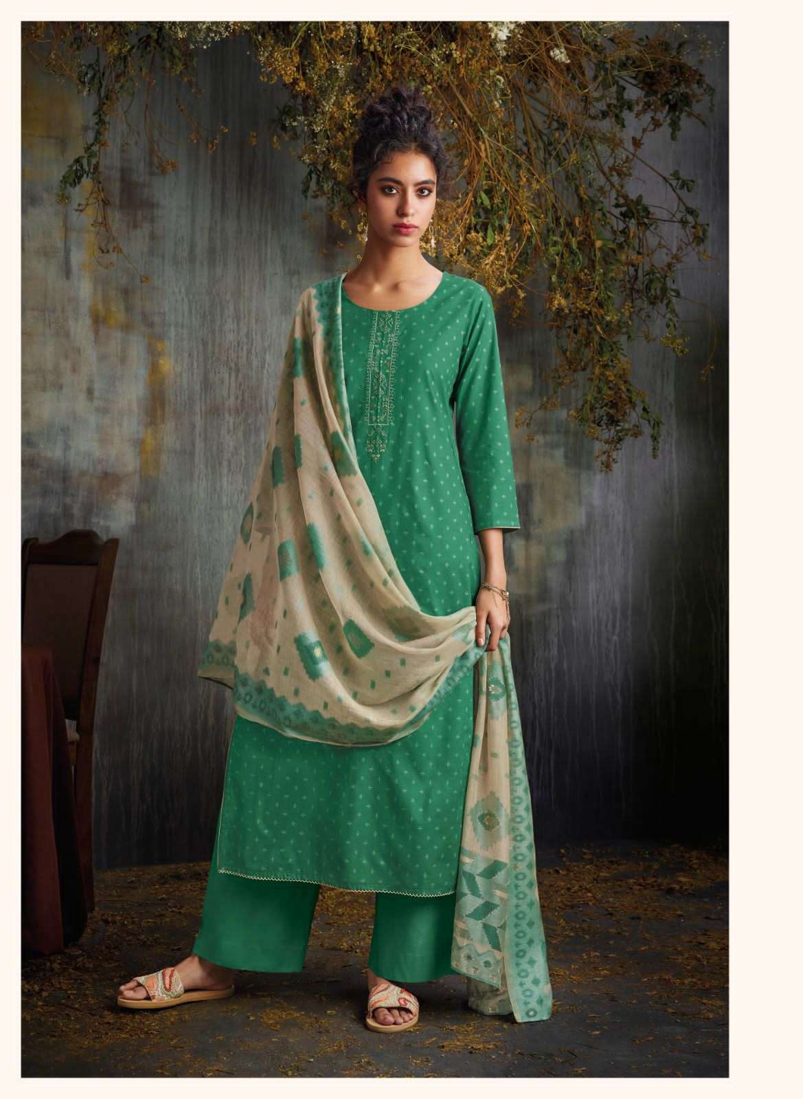 zehra by ganga premium cotton designer salwar kameez catalogue manufacturer surat 