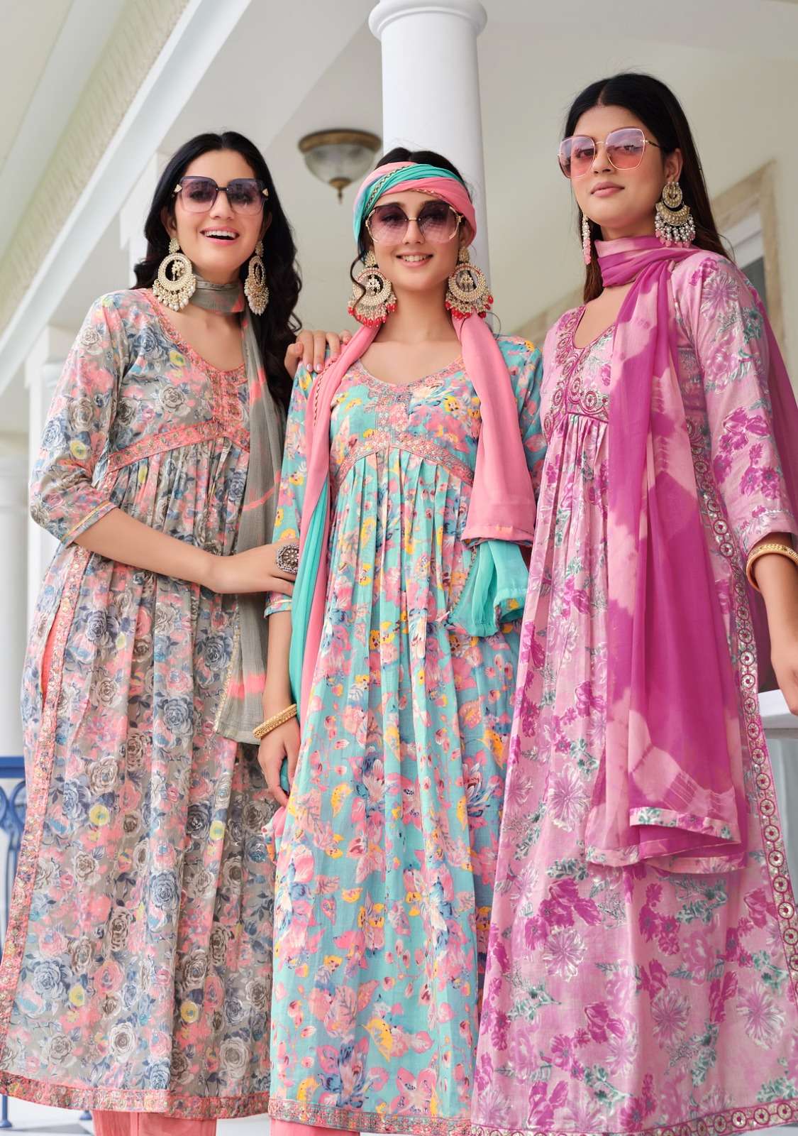 alia vol-1 by radhika lifestyle latest designer kurti pant dupatta catalogue manufacturer surat