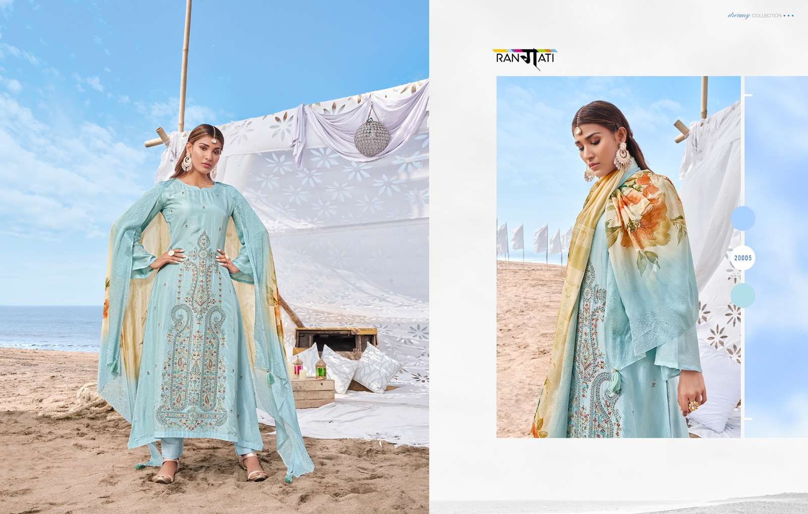 jashn e bahar by rangati prints exclusive designer salwar kameez catalogue manufacturer surat