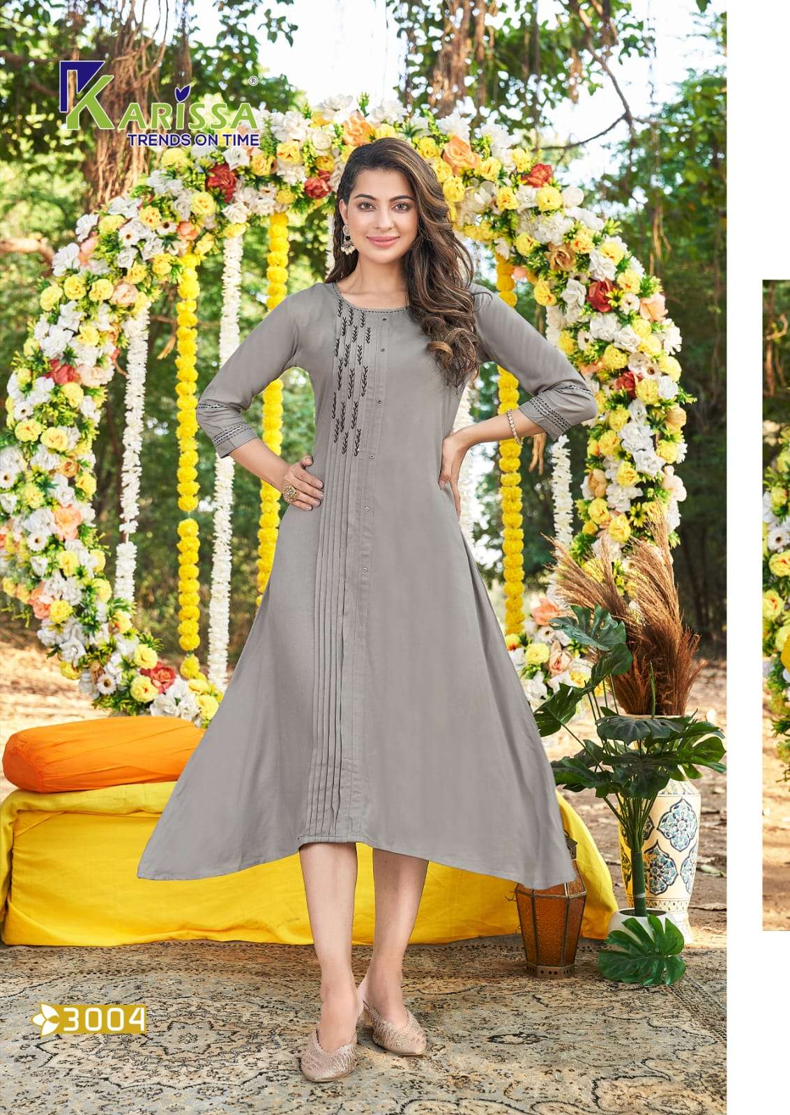 muskan vol 4 by karissa trends premium rayon designer kurtis