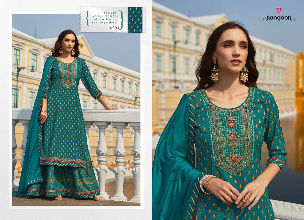 Nitya 3805 Indian Latest Design Lehenga Style Suit For Women Green  Embroidered Semi Stich Top salwar