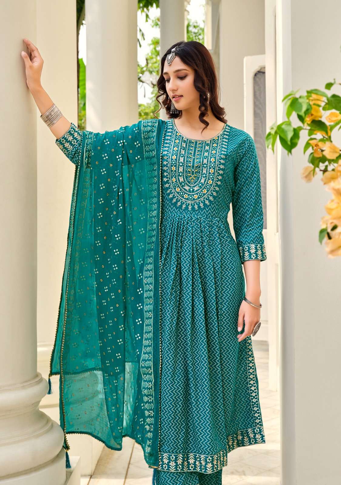 parampara vol 1 by radhika lifestyle fancy look designer kurtis