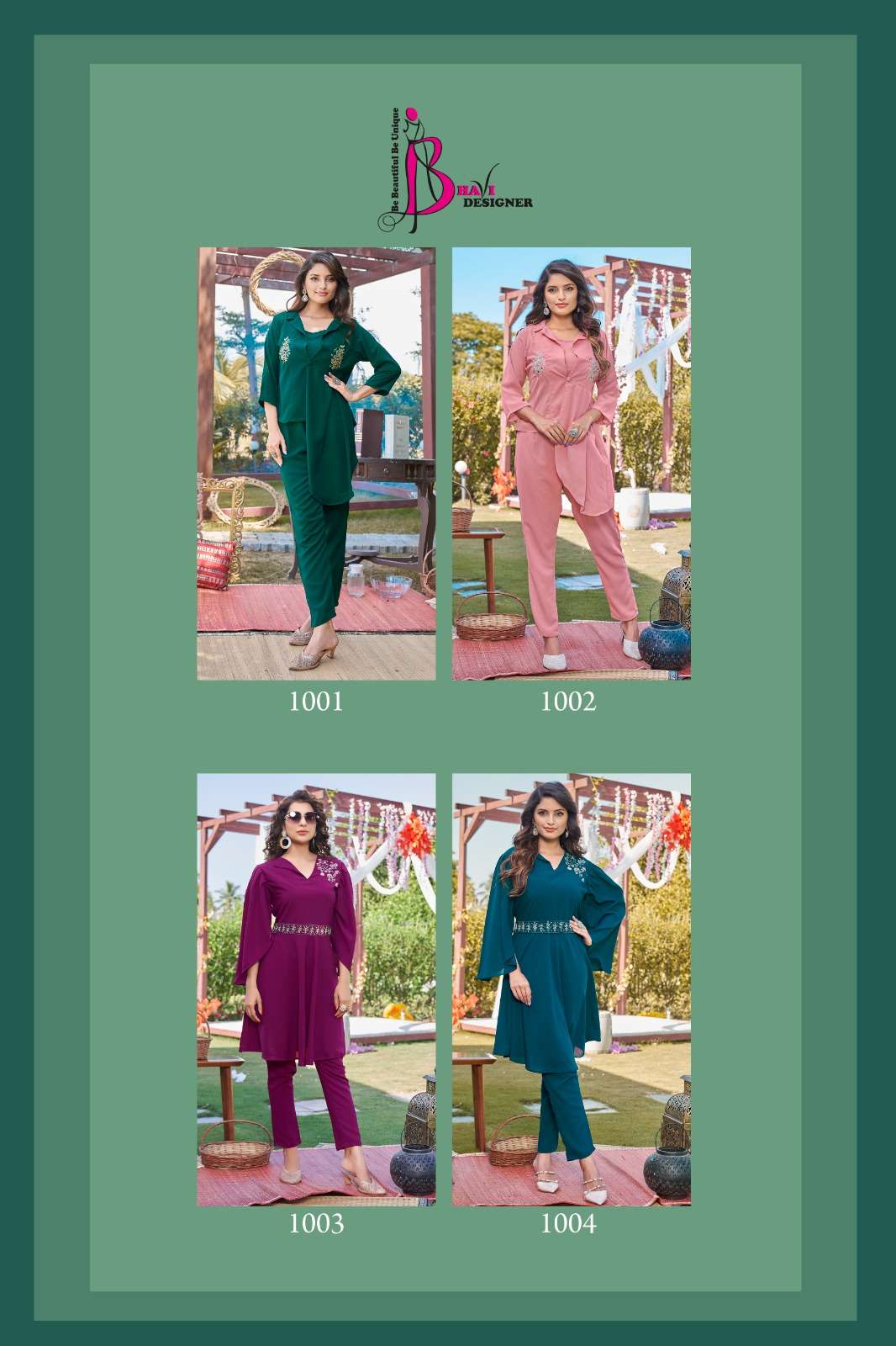 parker vol-1 by bhavi designer stylish look designer kurtis catalogue collection 2023