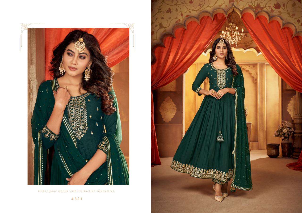 reva by rangoon party wear designer kurtis catalogue manufacturer surat 
