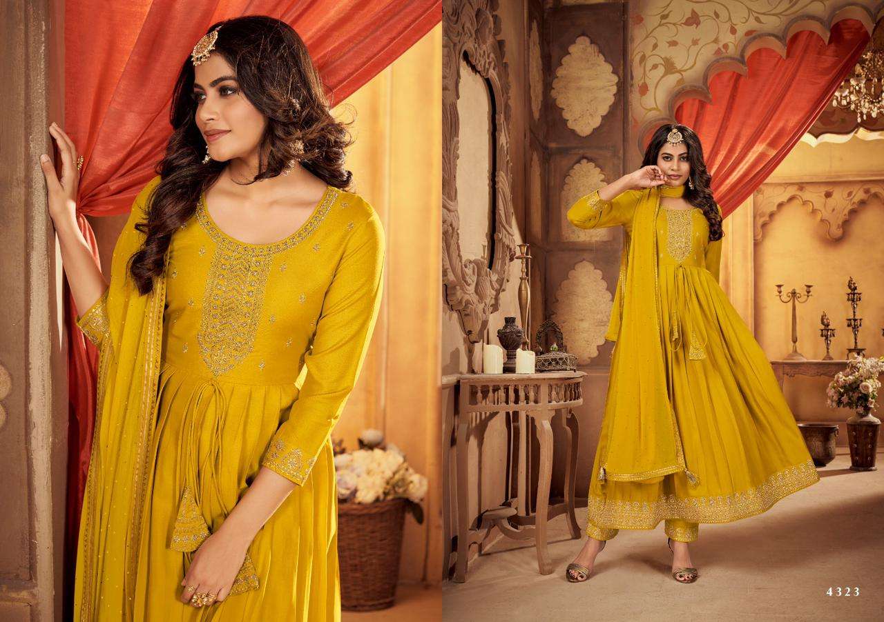 reva by rangoon party wear designer kurtis catalogue manufacturer surat 
