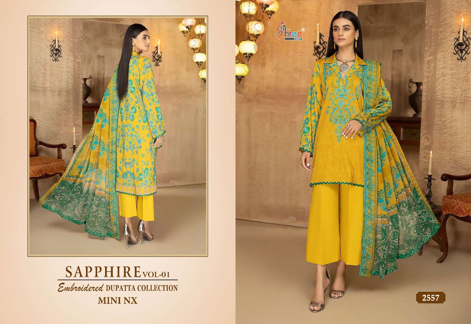 sapphire vol-1 mini nx by shree fab pakistani salwar suits catalogue collection 2023