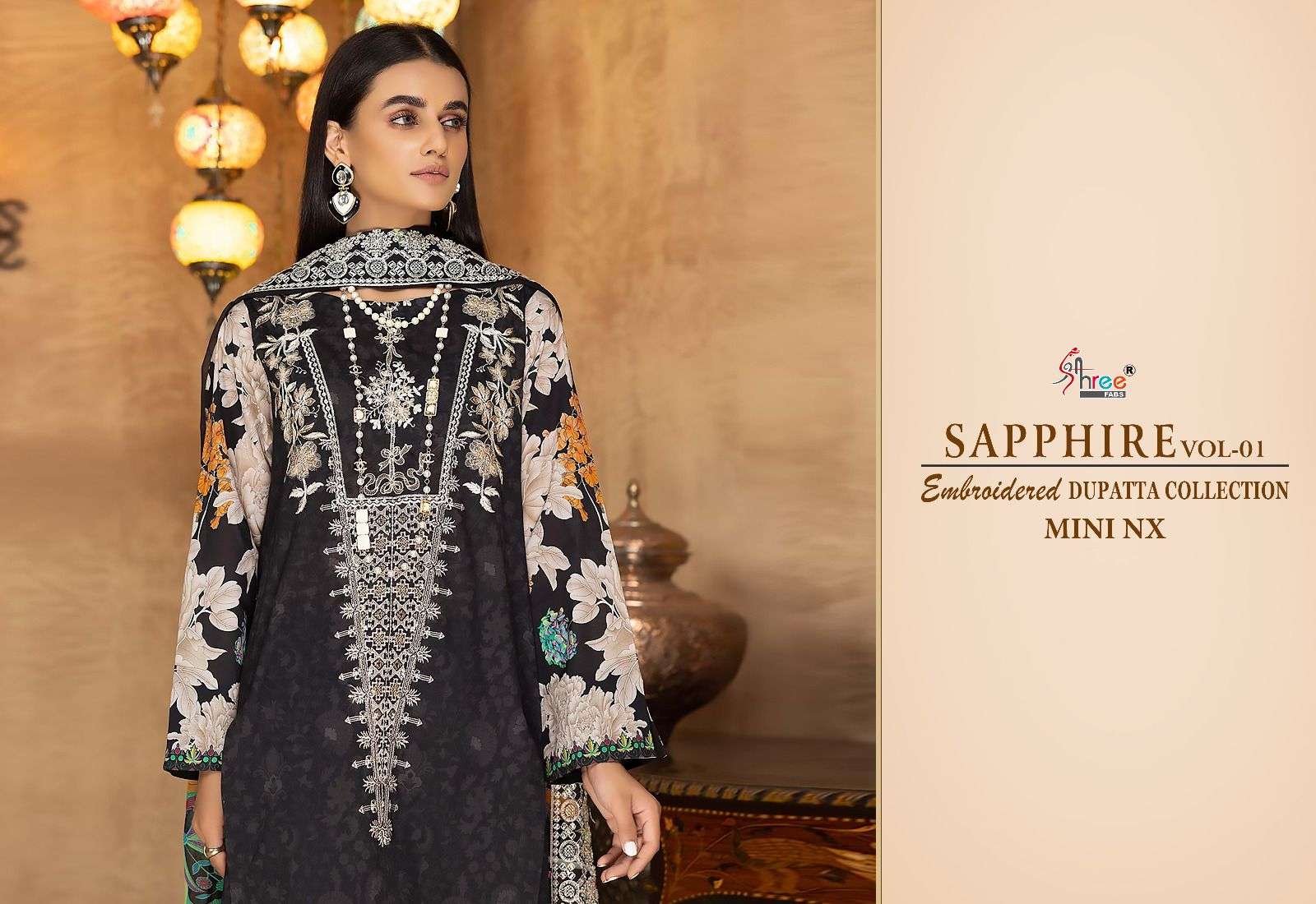 sapphire vol-1 mini nx by shree fab pakistani salwar suits catalogue collection 2023