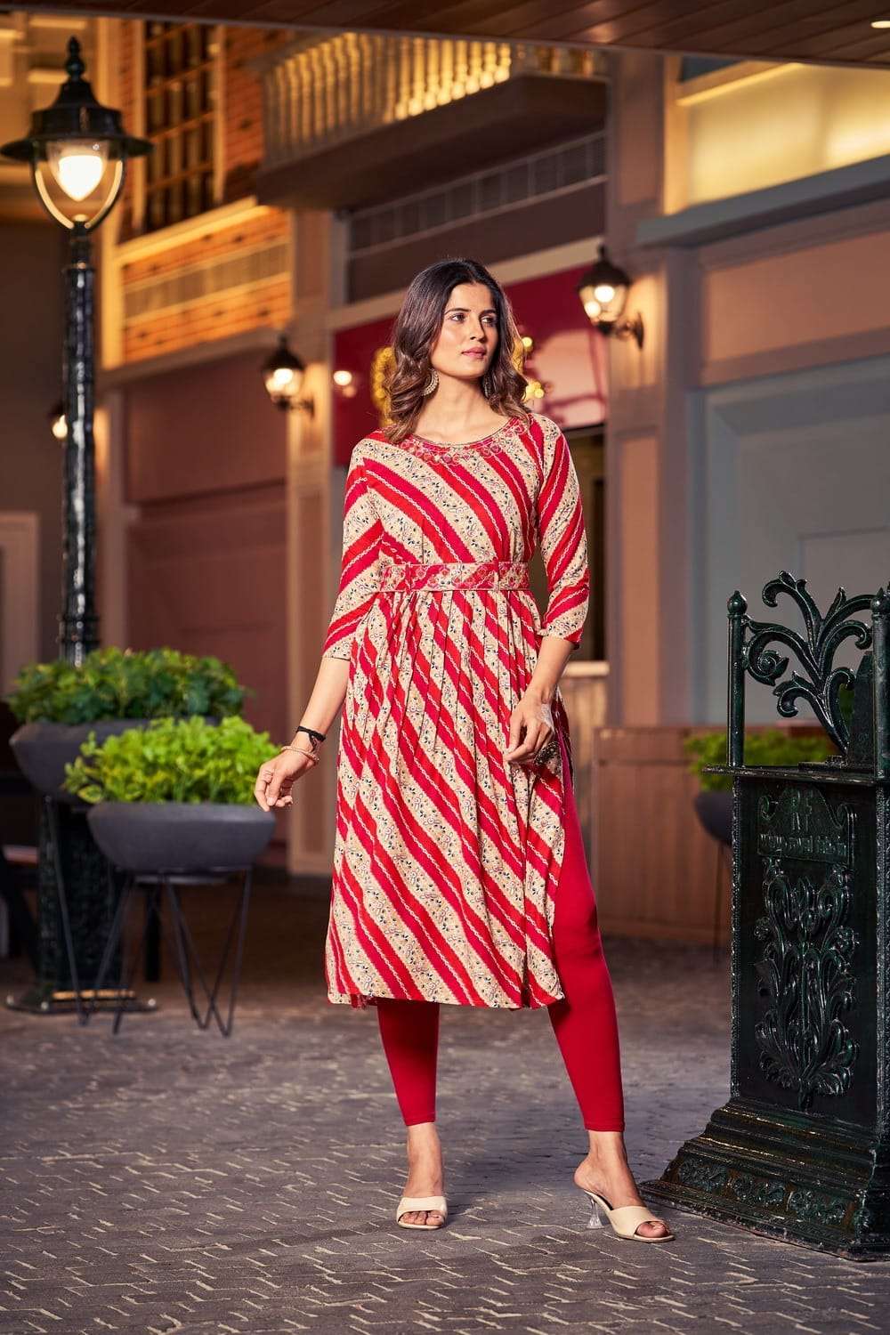 sridevi by hirwa nayra cut festive wear kurtis catalogue online supplier surat