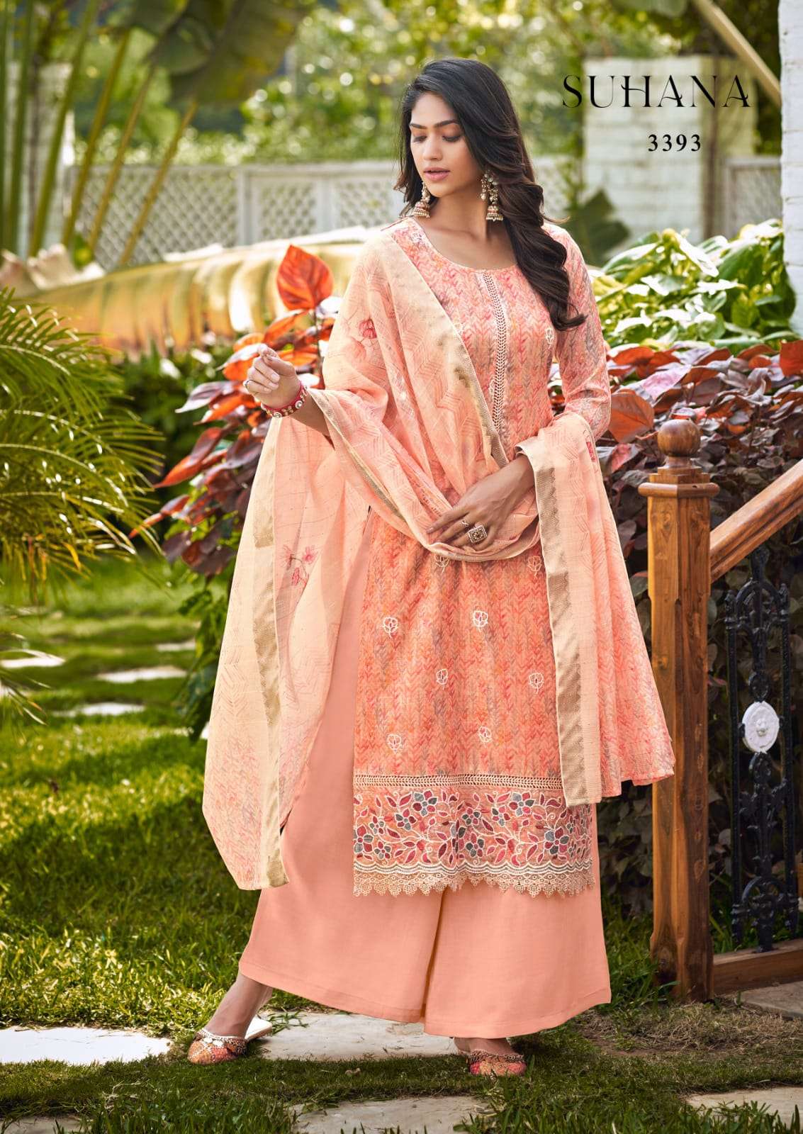 Buy Indian Suits Jacquard Magenta Pink Churidar Suit LSTV110579