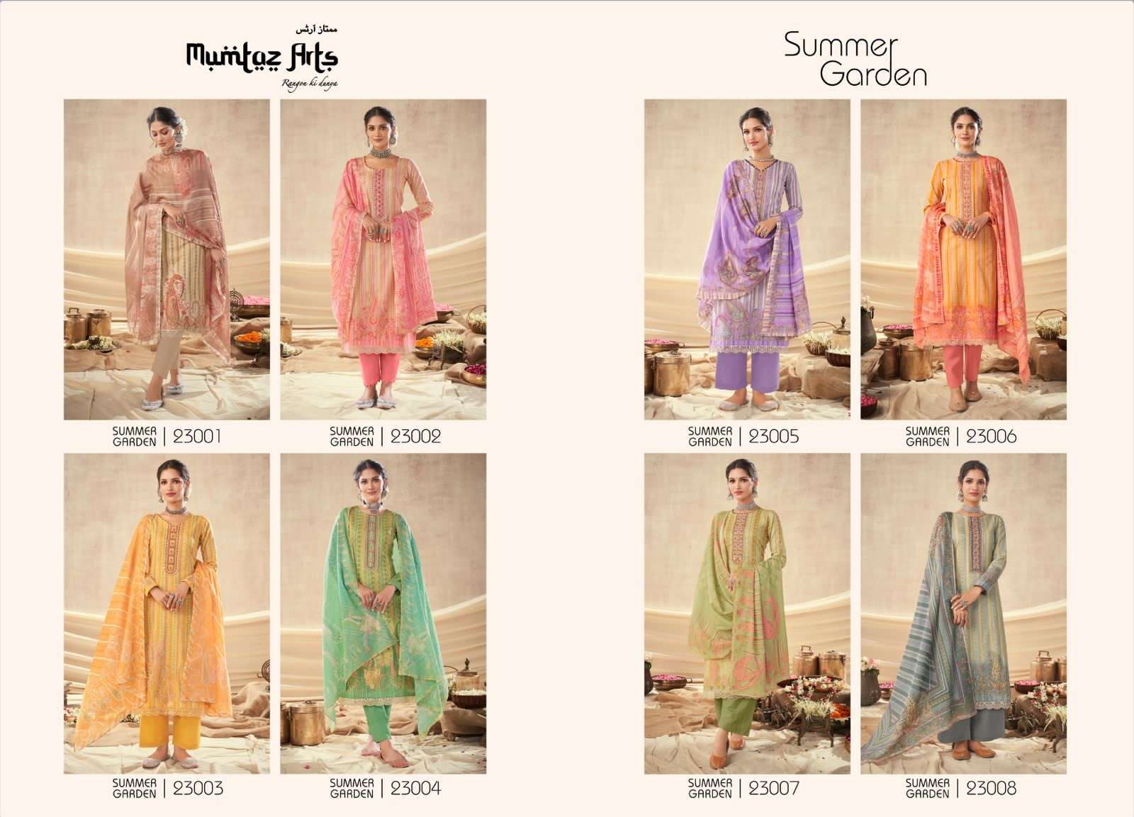 summer garden by mumtaz arts indian designer salwar suits catalogue collection 2023 